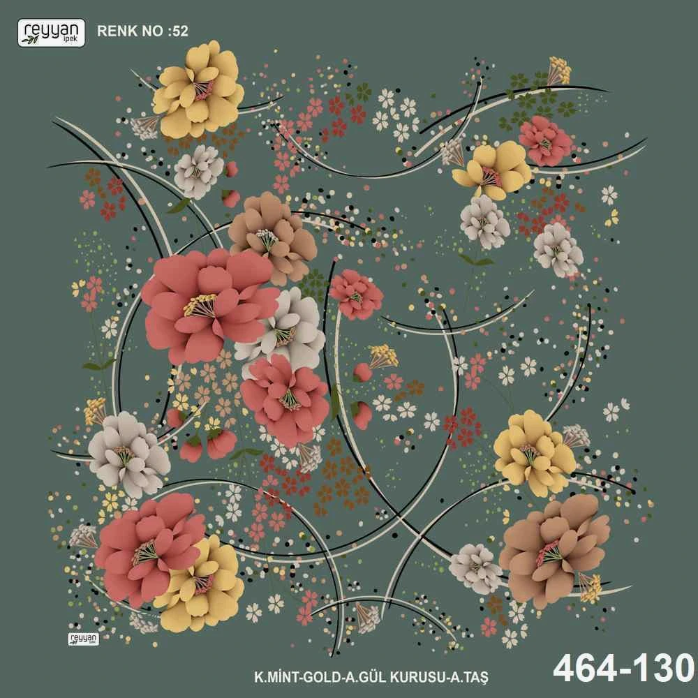Reyyan İpek Desenli Oyalık Yazma 464-130