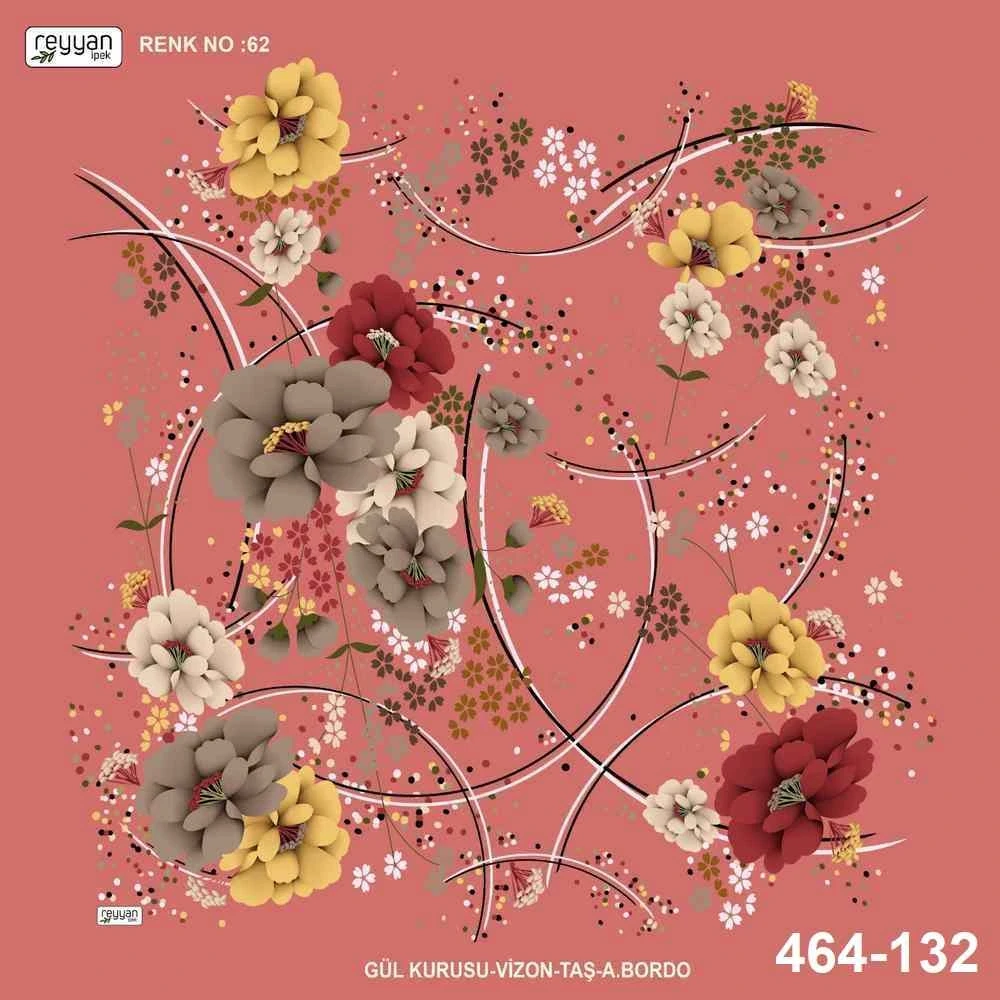Reyyan İpek Desenli Oyalık Yazma 464-132
