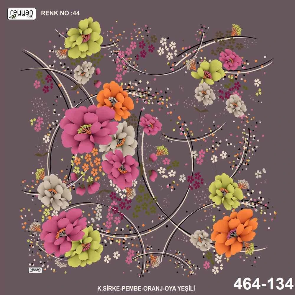 Reyyan İpek Desenli Oyalık Yazma 464-134