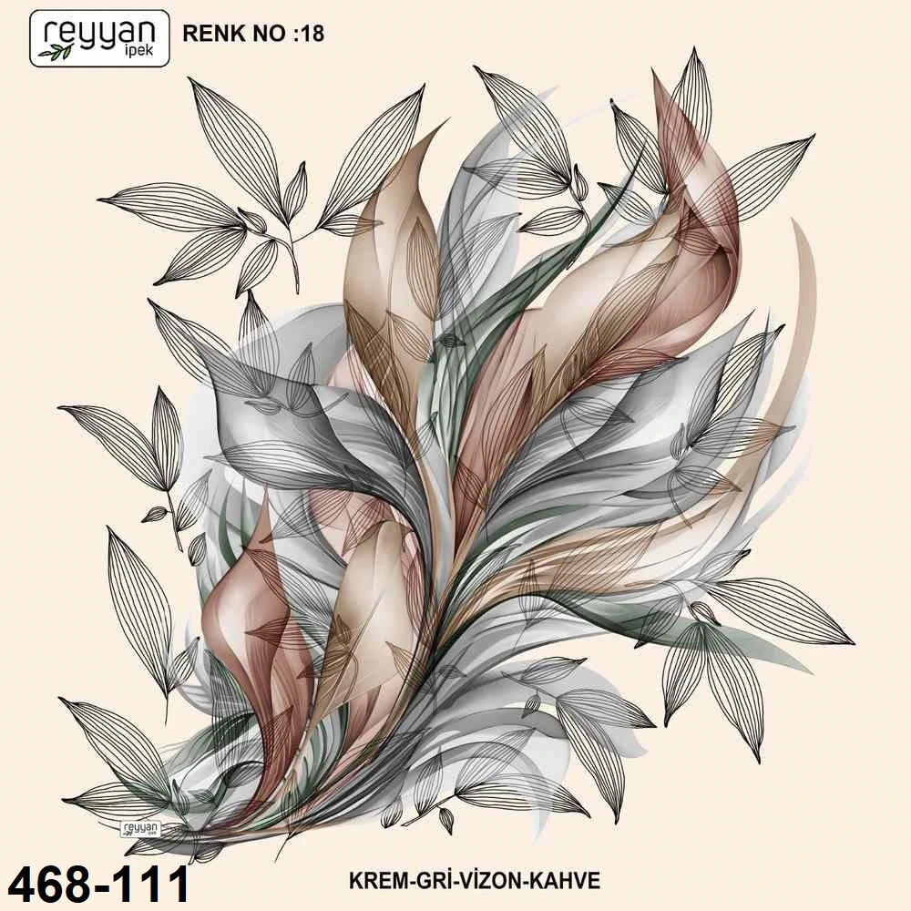 Reyyan İpek Desenli Oyalık Yazma 468-111