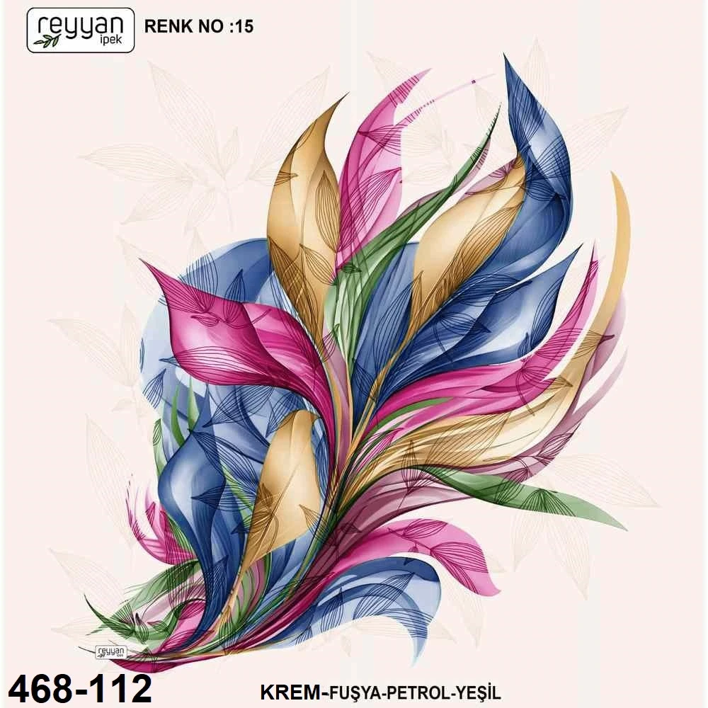Reyyan İpek Desenli Oyalık Yazma 468-112