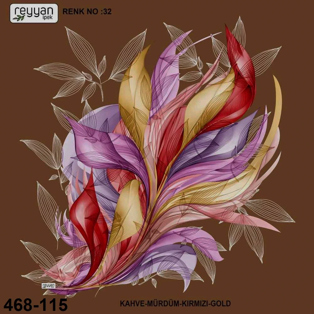 Reyyan İpek Desenli Oyalık Yazma 468-115