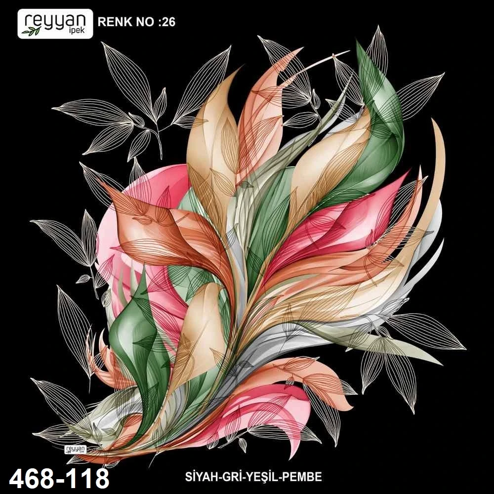 Reyyan İpek Desenli Oyalık Yazma 468-118