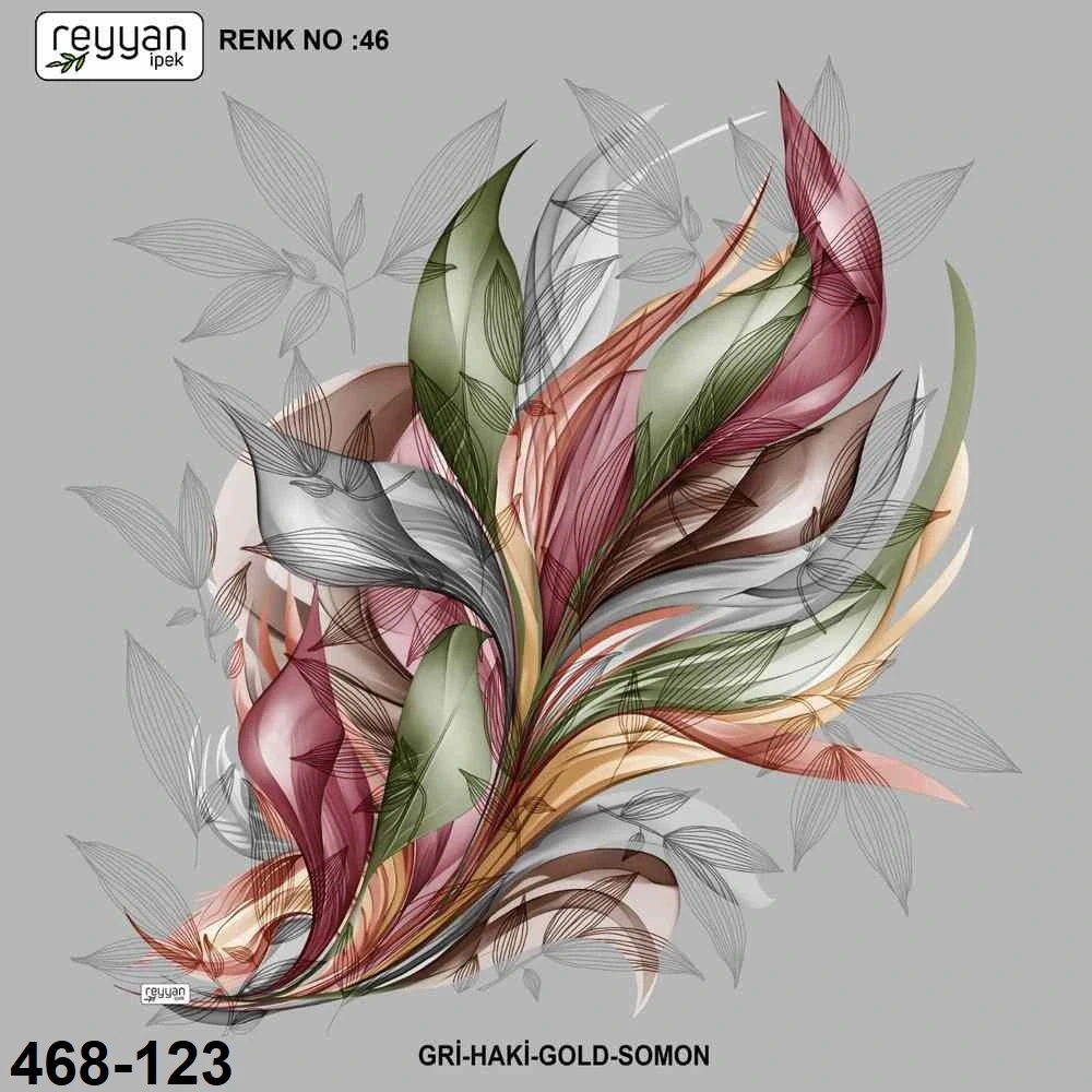 Reyyan İpek Desenli Oyalık Yazma 468-123