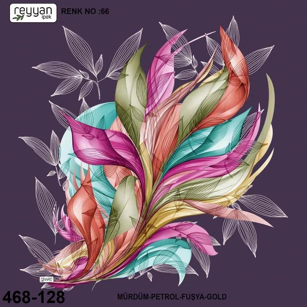 Reyyan İpek Desenli Oyalık Yazma 468-128