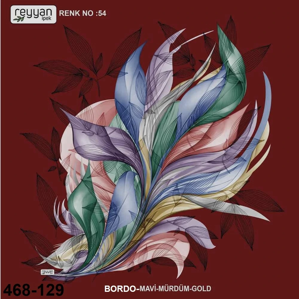 Reyyan İpek Desenli Oyalık Yazma 468-129