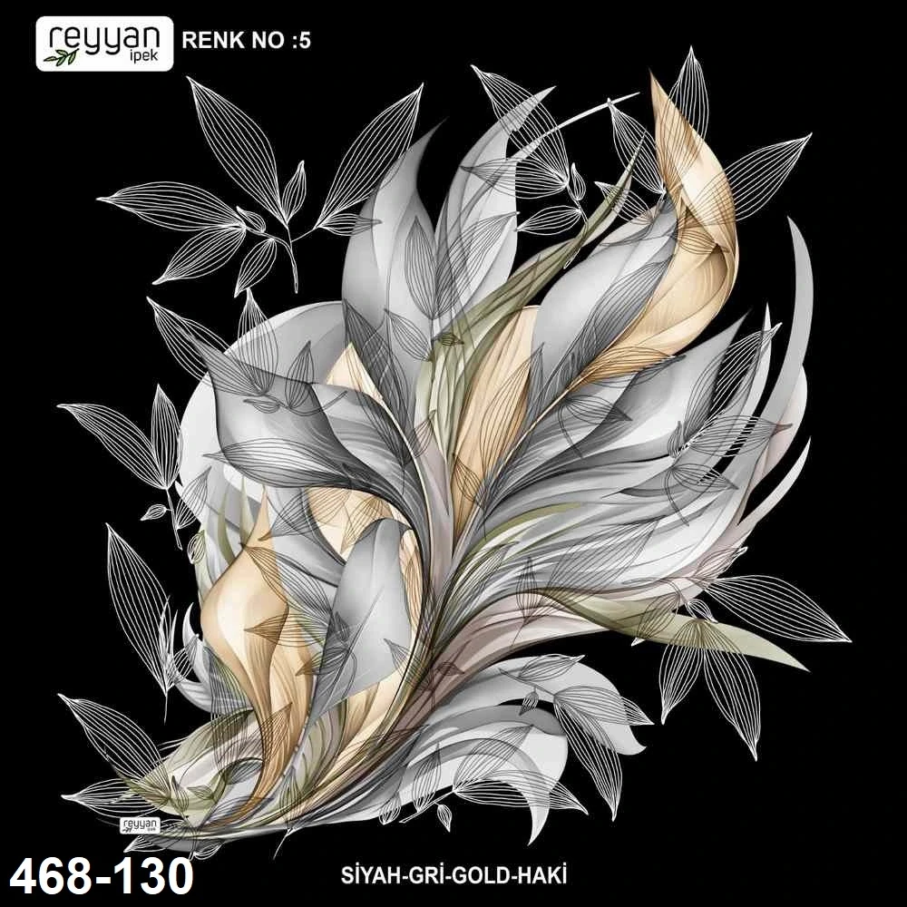 Reyyan İpek Desenli Oyalık Yazma 468-130