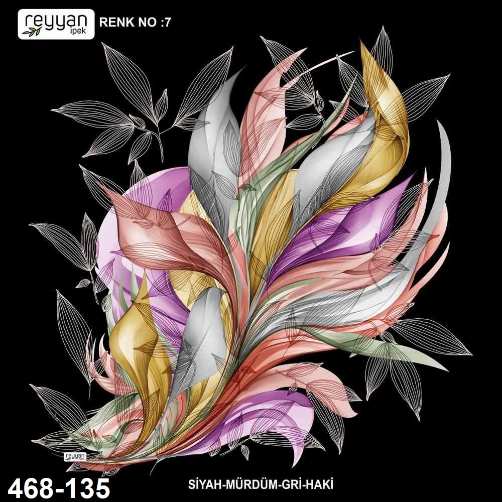 Reyyan İpek Desenli Oyalık Yazma 468-135