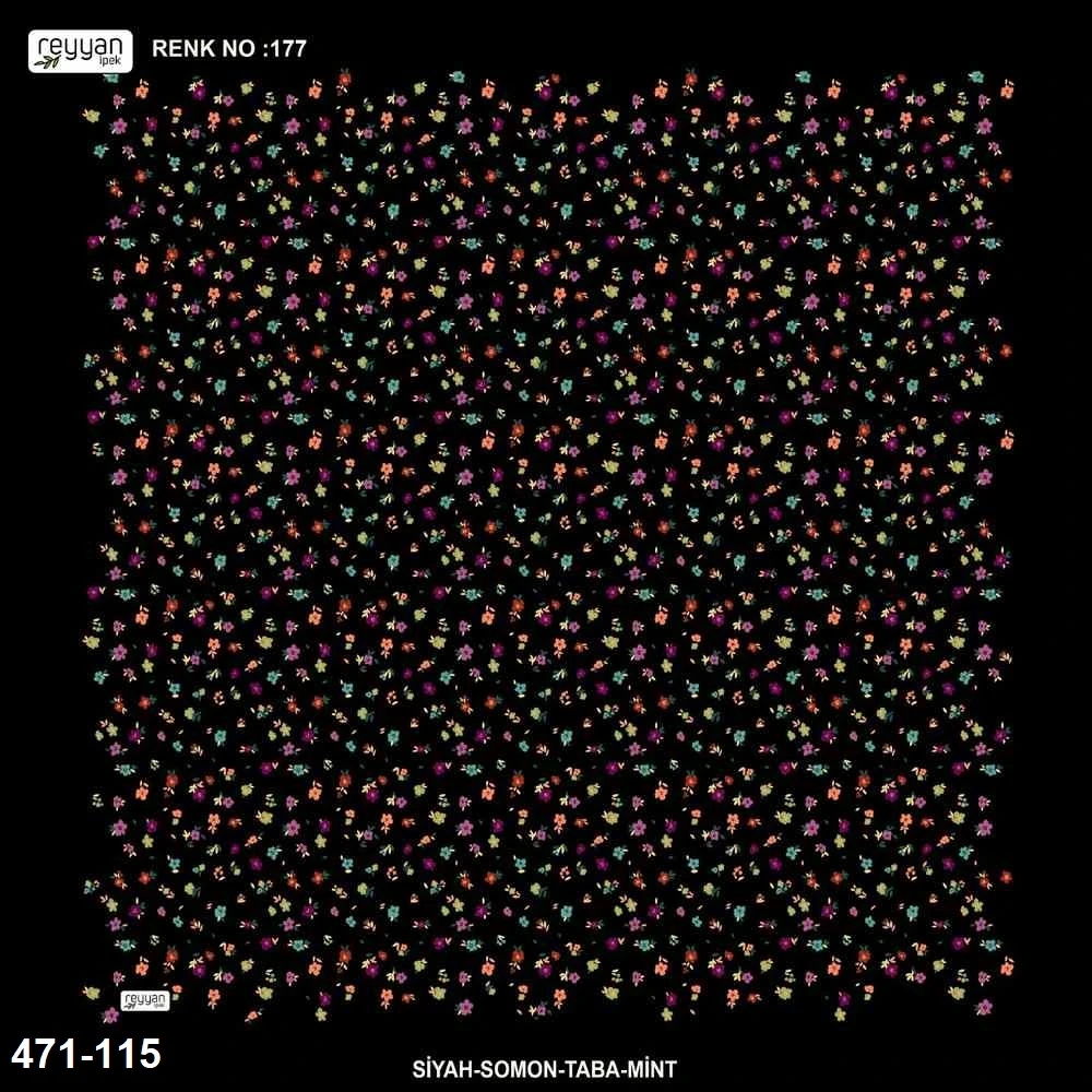 Reyyan İpek Desenli Oyalık Yazma 471-115