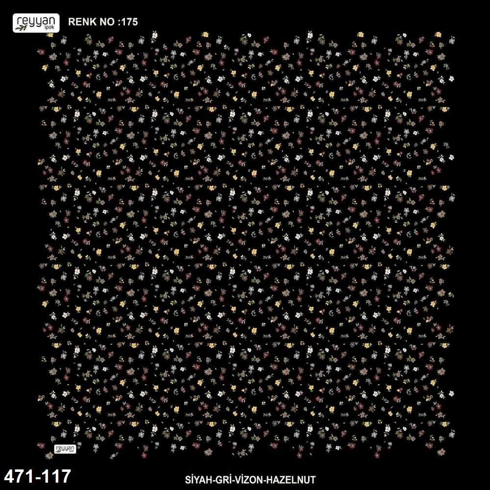 Reyyan İpek Desenli Oyalık Yazma 471-117