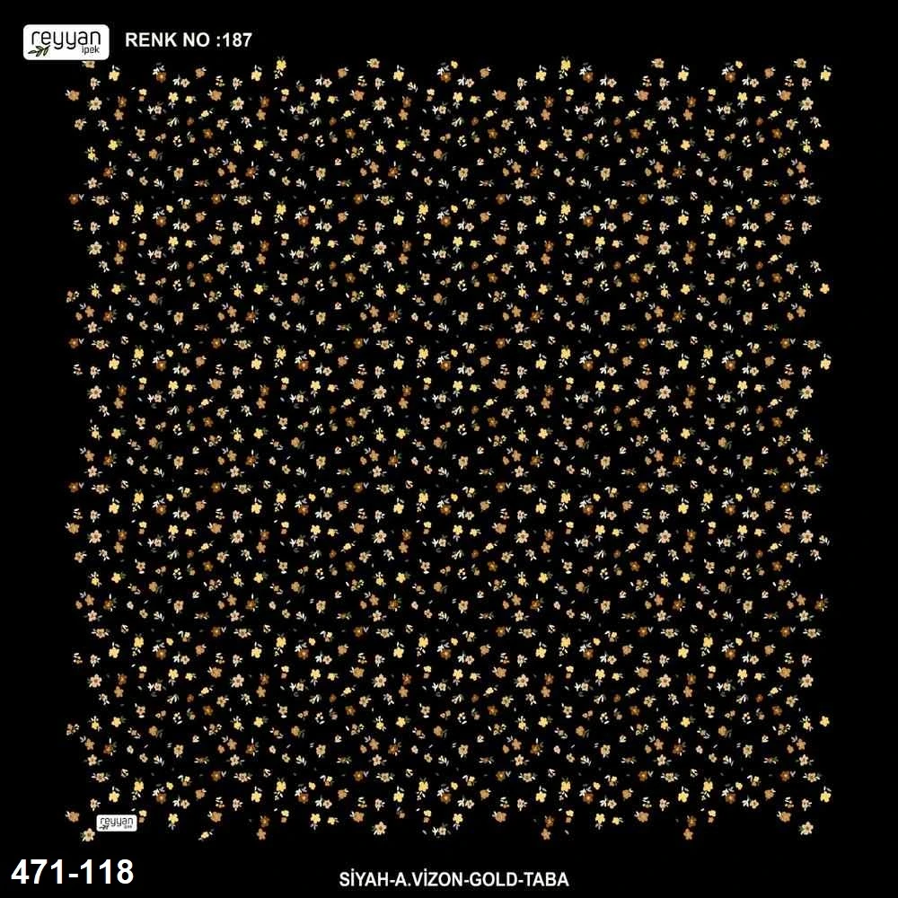 Reyyan İpek Desenli Oyalık Yazma 471-118