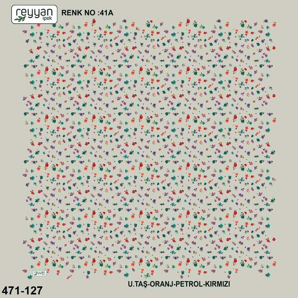 Reyyan İpek Desenli Oyalık Yazma 471-127