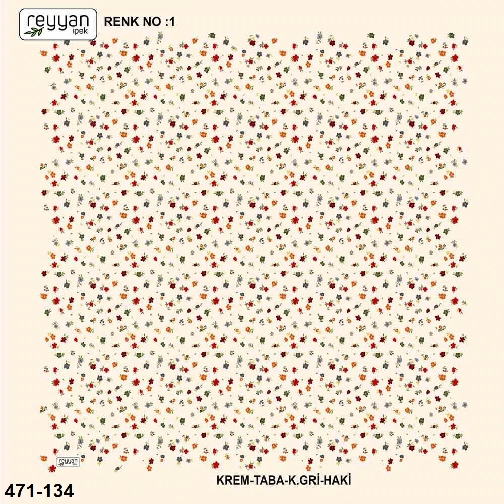 Reyyan İpek Desenli Oyalık Yazma 471-134