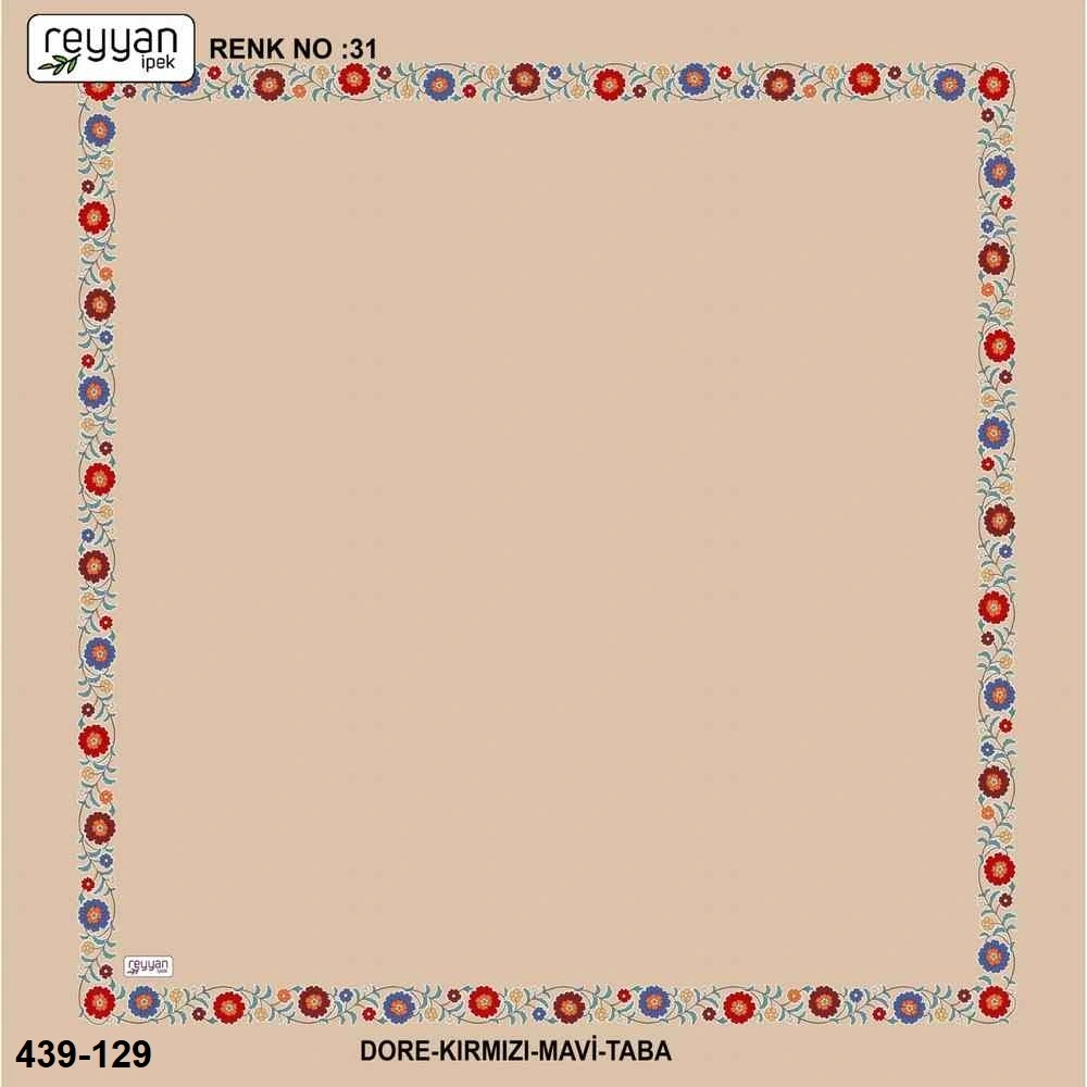 Reyyan İpek İçi Boş Desenli Oyalık Yazma 439-129