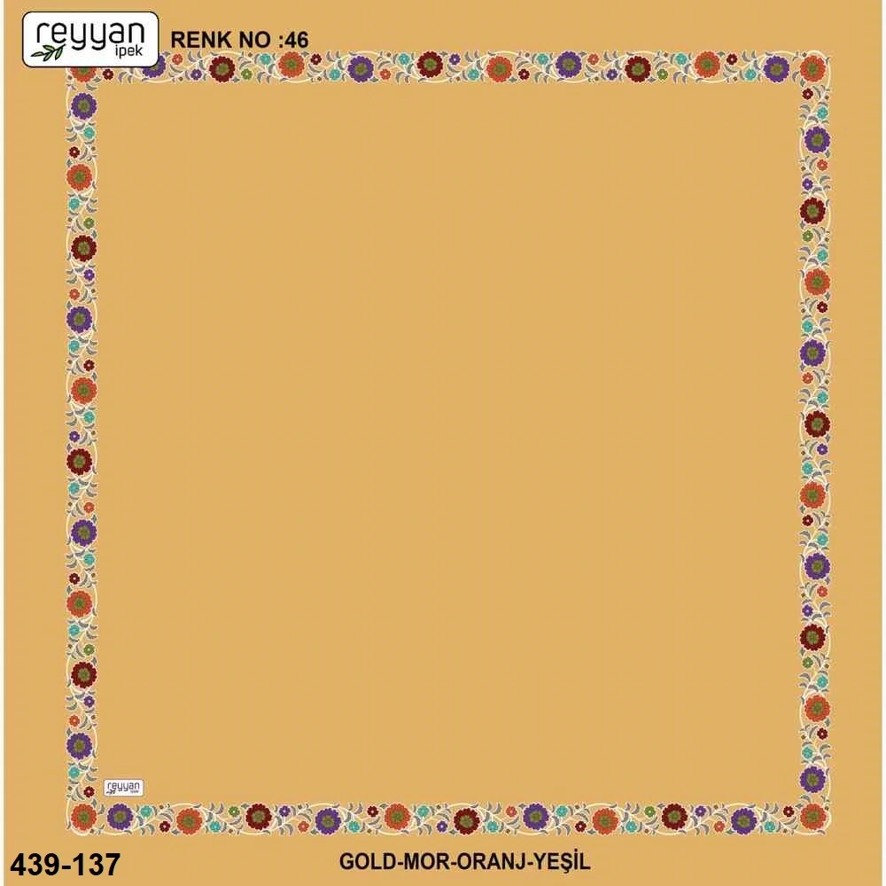 Reyyan İpek İçi Boş Desenli Oyalık Yazma 439-137