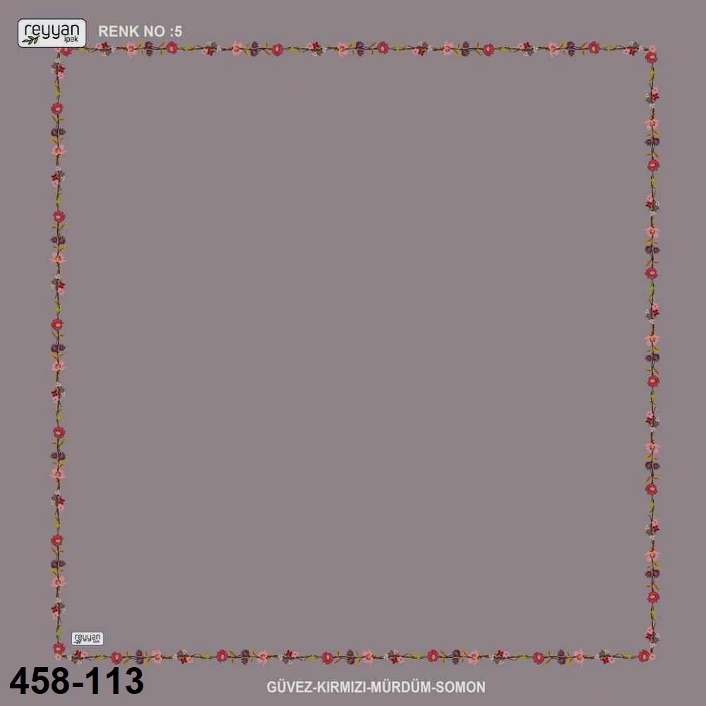 Reyyan İpek İçi Boş Desenli Oyalık Yazma 458-113