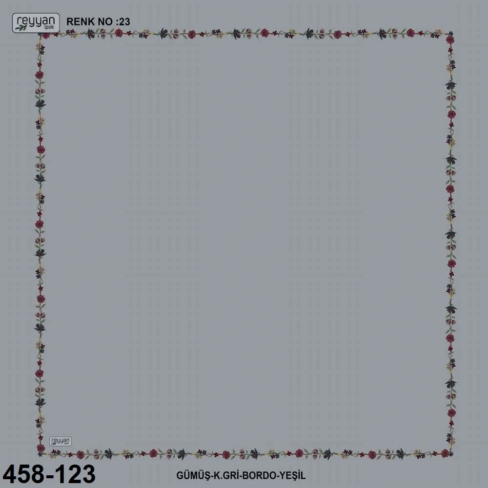 Reyyan İpek İçi Boş Desenli Oyalık Yazma 458-123