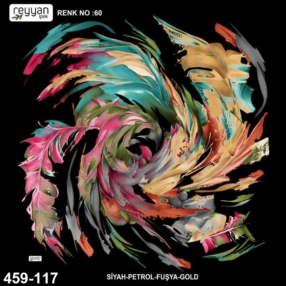 Reyyan İpek İçi Boş Desenli Oyalık Yazma 459-117