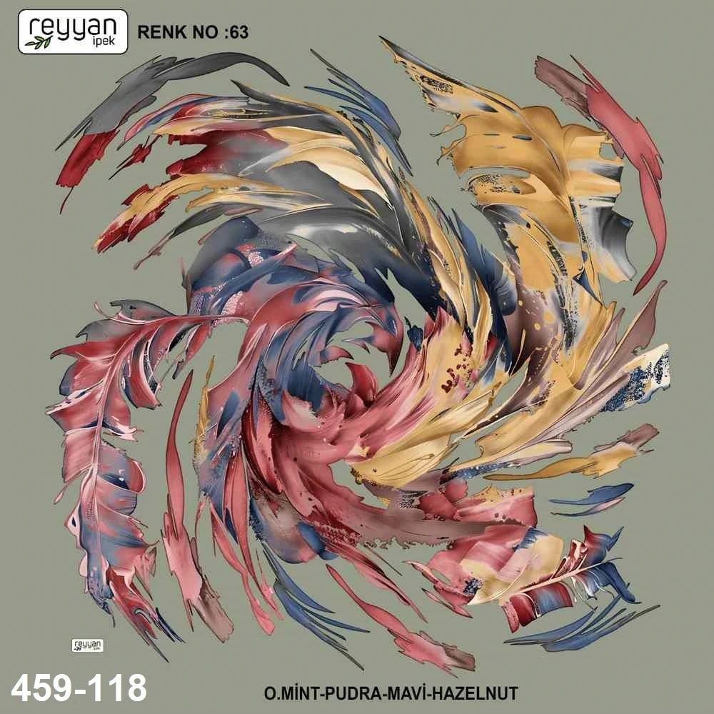 Reyyan İpek İçi Boş Desenli Oyalık Yazma 459-118