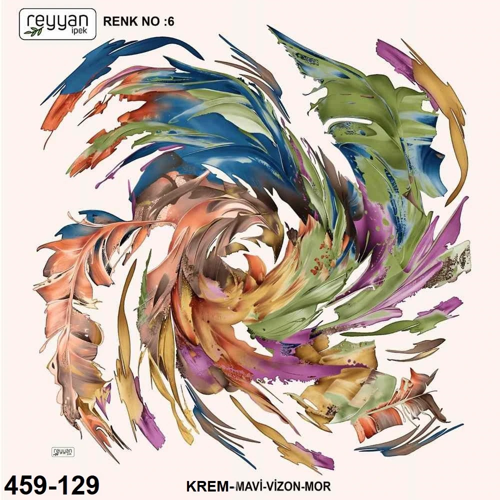 Reyyan İpek İçi Boş Desenli Oyalık Yazma 459-129