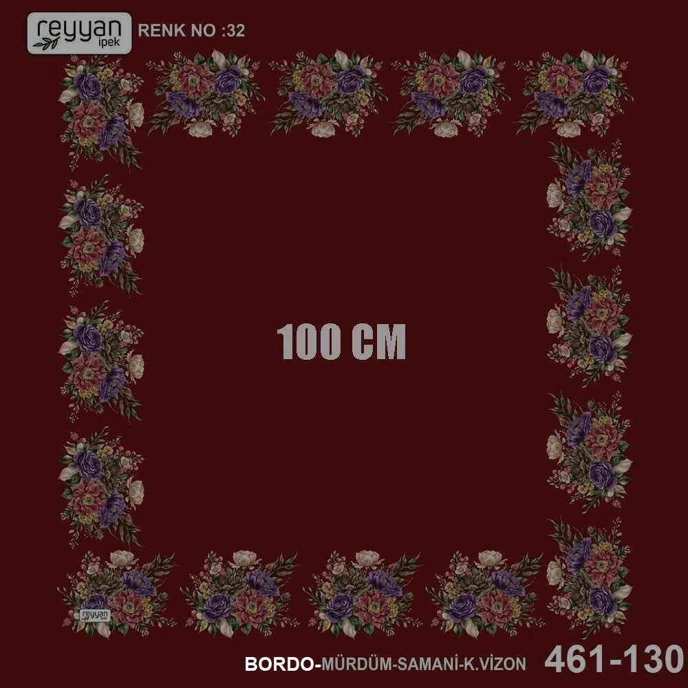 Reyyan İpek İçi Boş Desenli Oyalık Yazma 461-130