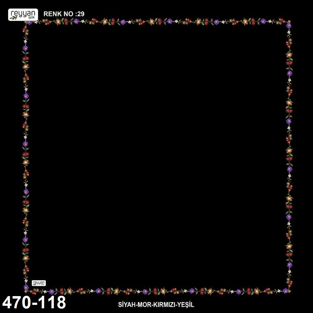 Reyyan İpek İçi Boş Desenli Oyalık Yazma 470-118