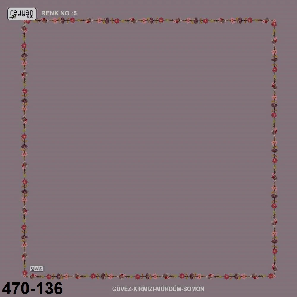 Reyyan İpek İçi Boş Desenli Oyalık Yazma 470-136
