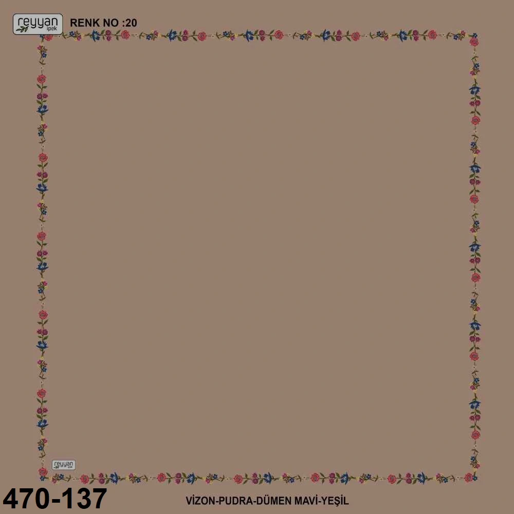Reyyan İpek İçi Boş Desenli Oyalık Yazma 470-137