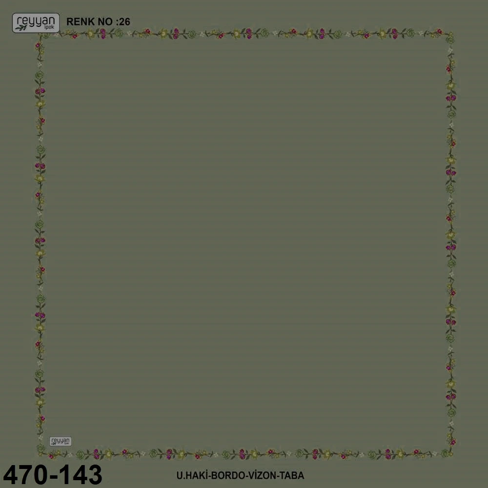 Reyyan İpek İçi Boş Desenli Oyalık Yazma 470-143