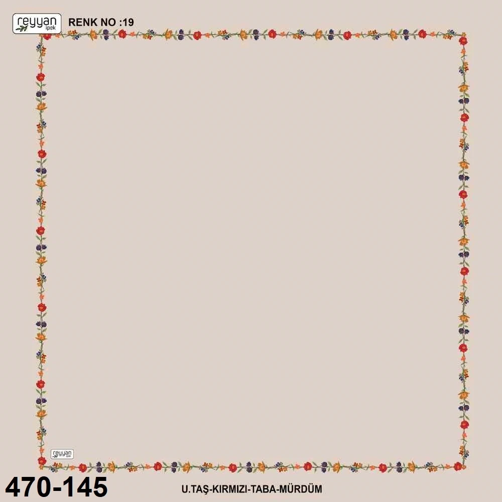 Reyyan İpek İçi Boş Desenli Oyalık Yazma 470-145