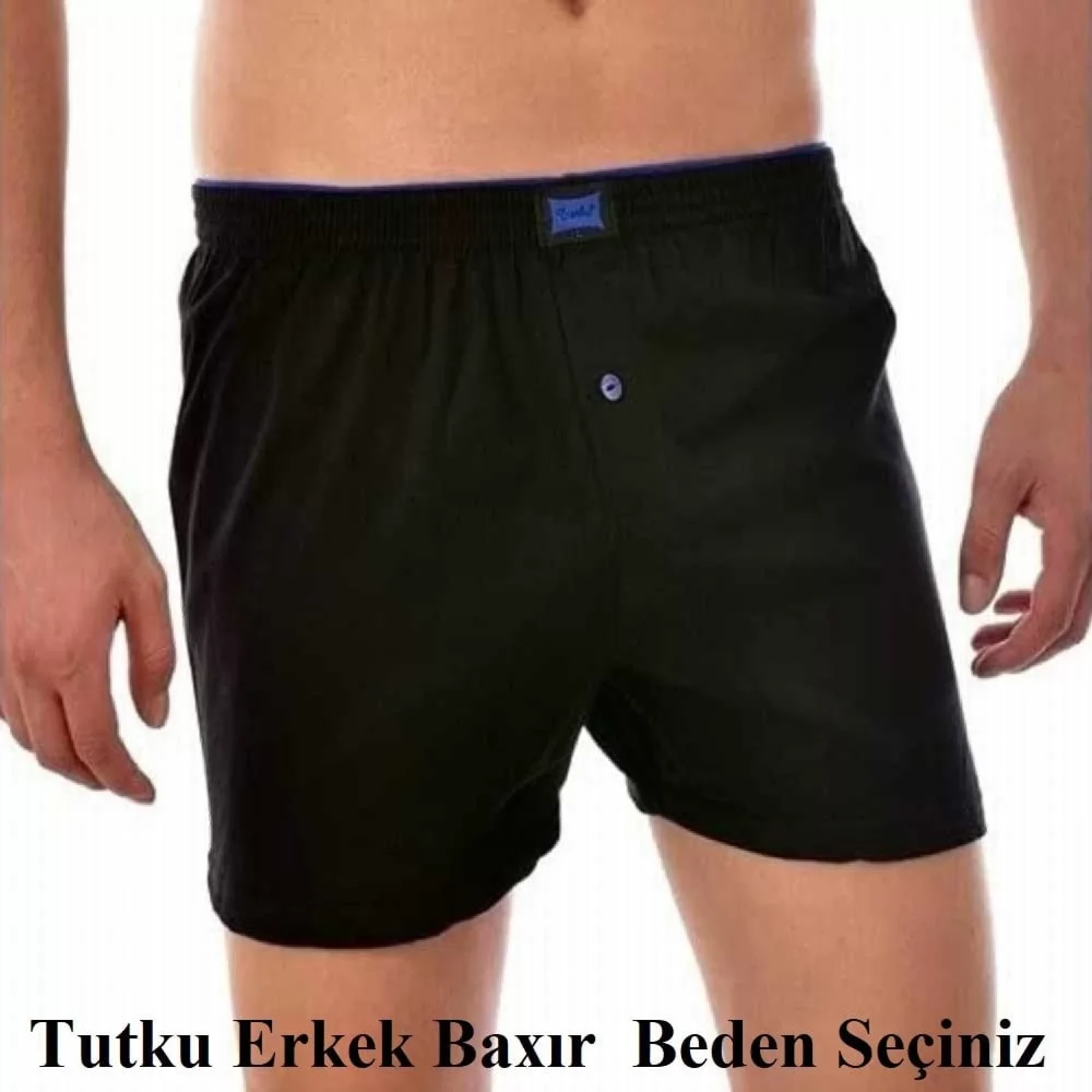 Tutku Penye Erkek Boxer Siyah 1 Adet