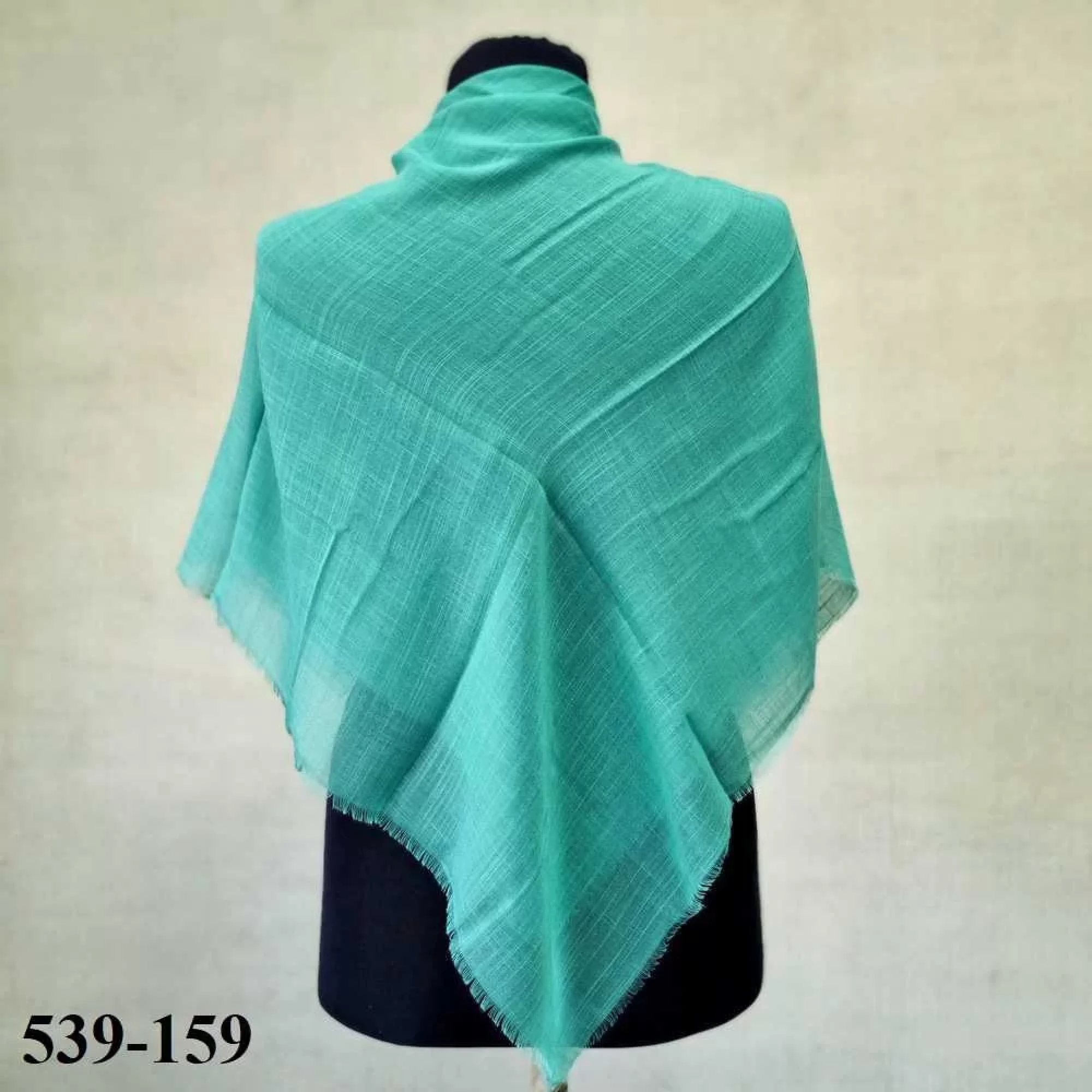 Moda Akyüz Düz Renk Flamlı Eşarp (Mint Yeşili) 539-159
