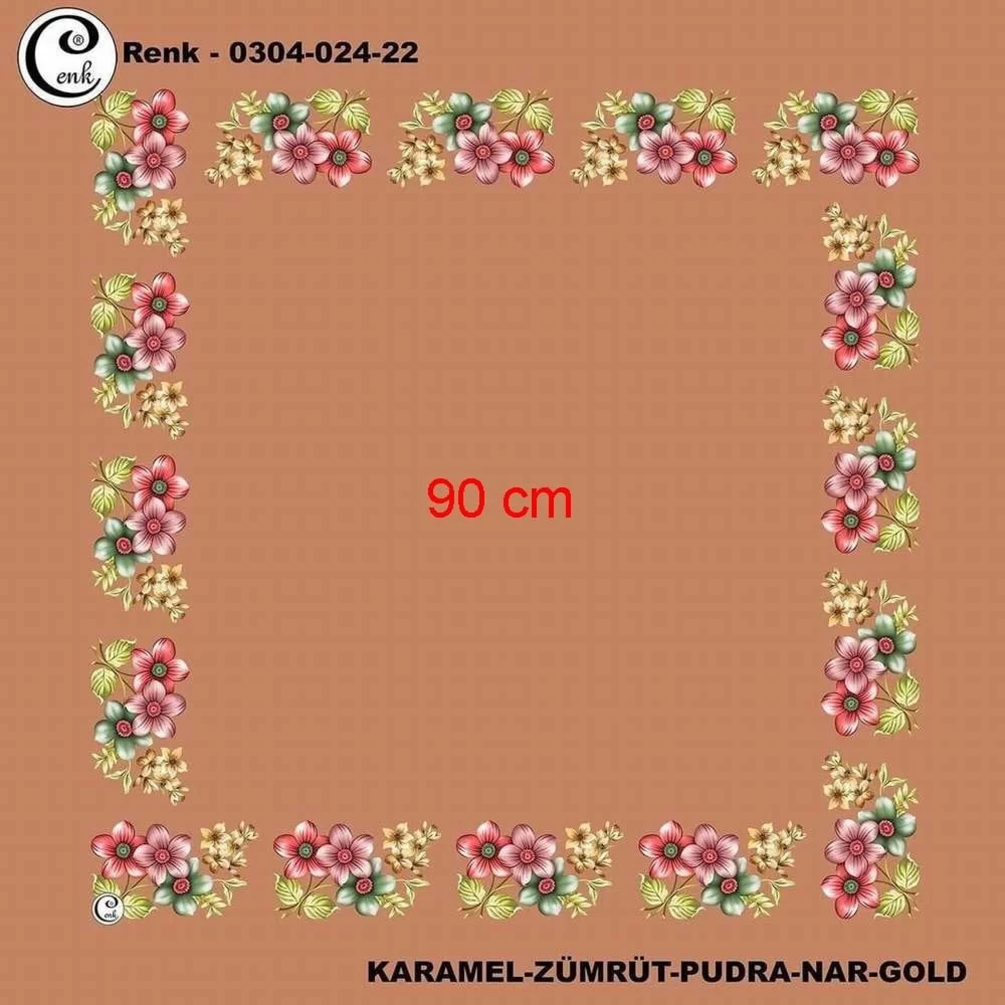 Cenk 90 CM İçi Boş Oyalık Yazma 024-22