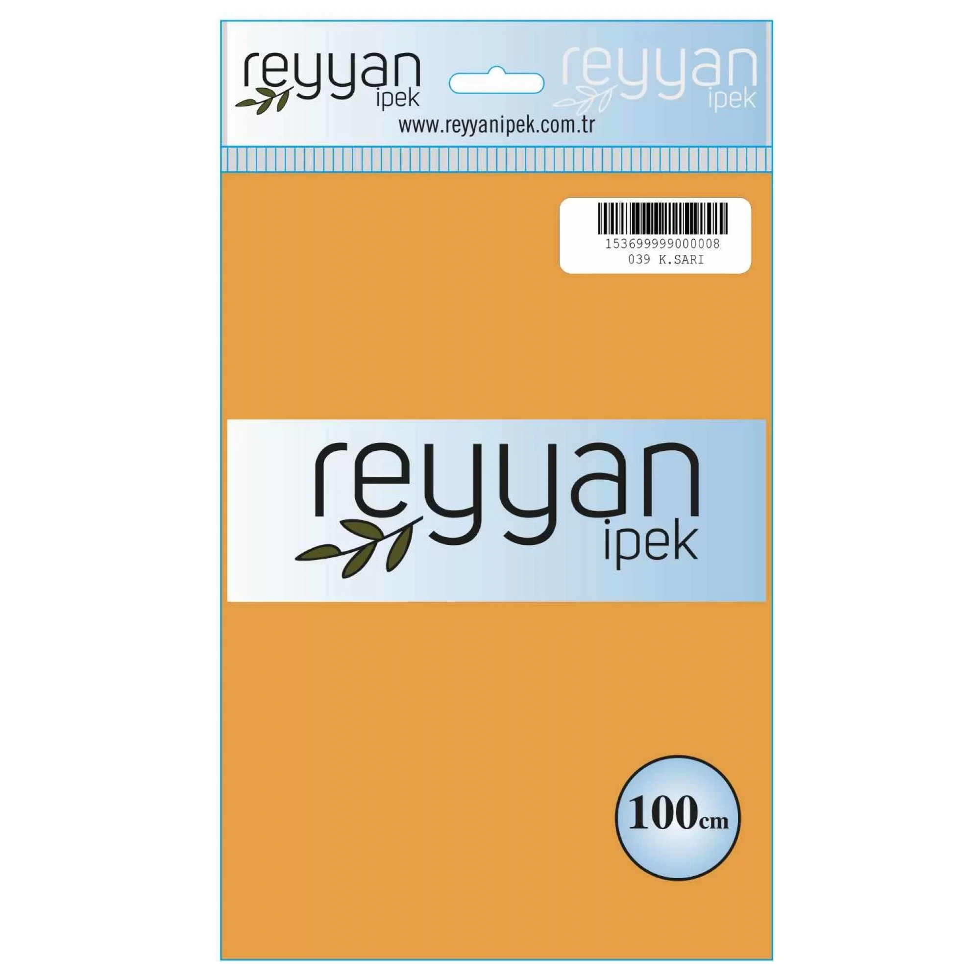 Reyyan İpek Düz Renk Oyalık Yazma reyyan-039 (k. sarı)