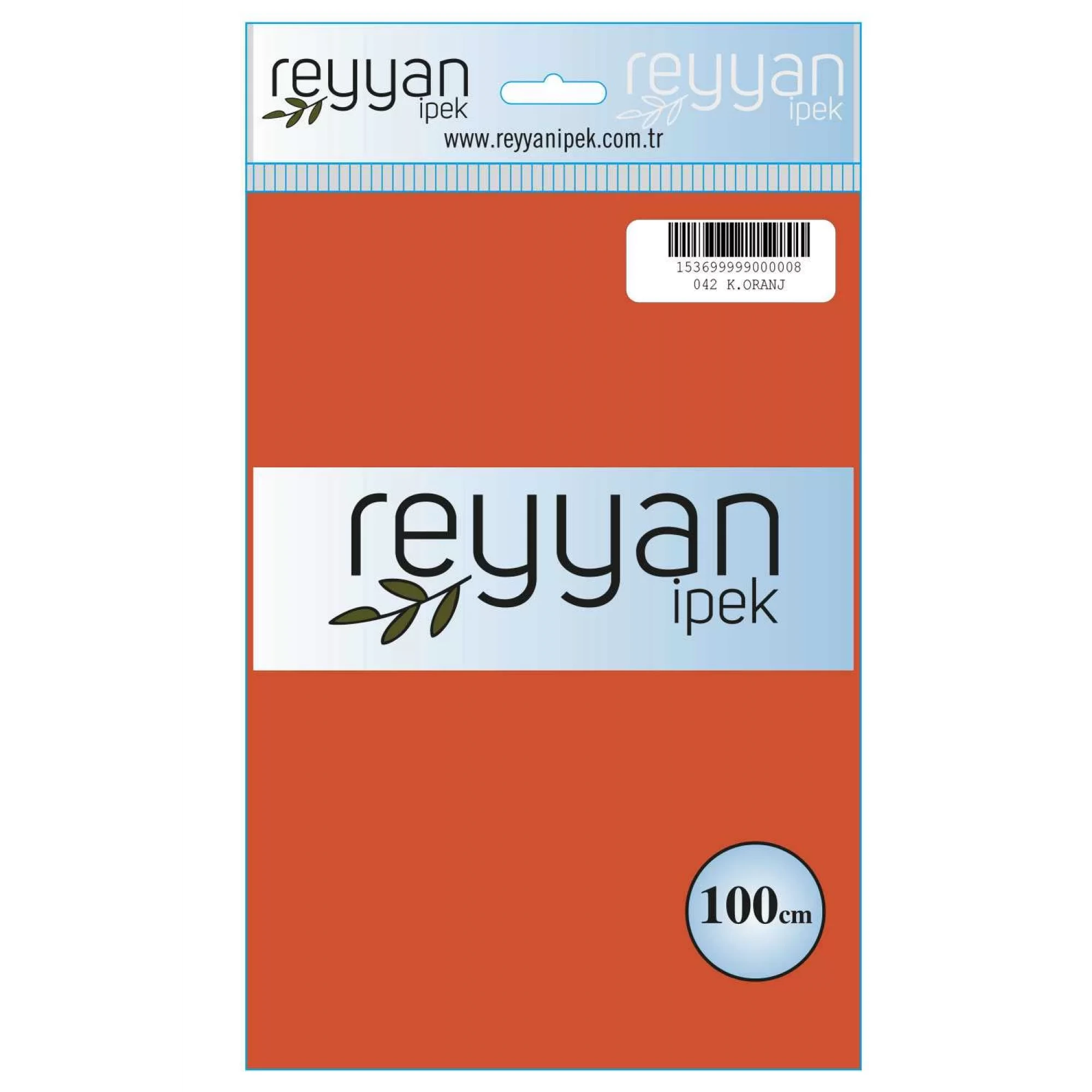 Reyyan İpek Düz Renk Oyalık Yazma reyyan-042 (k. oranj)