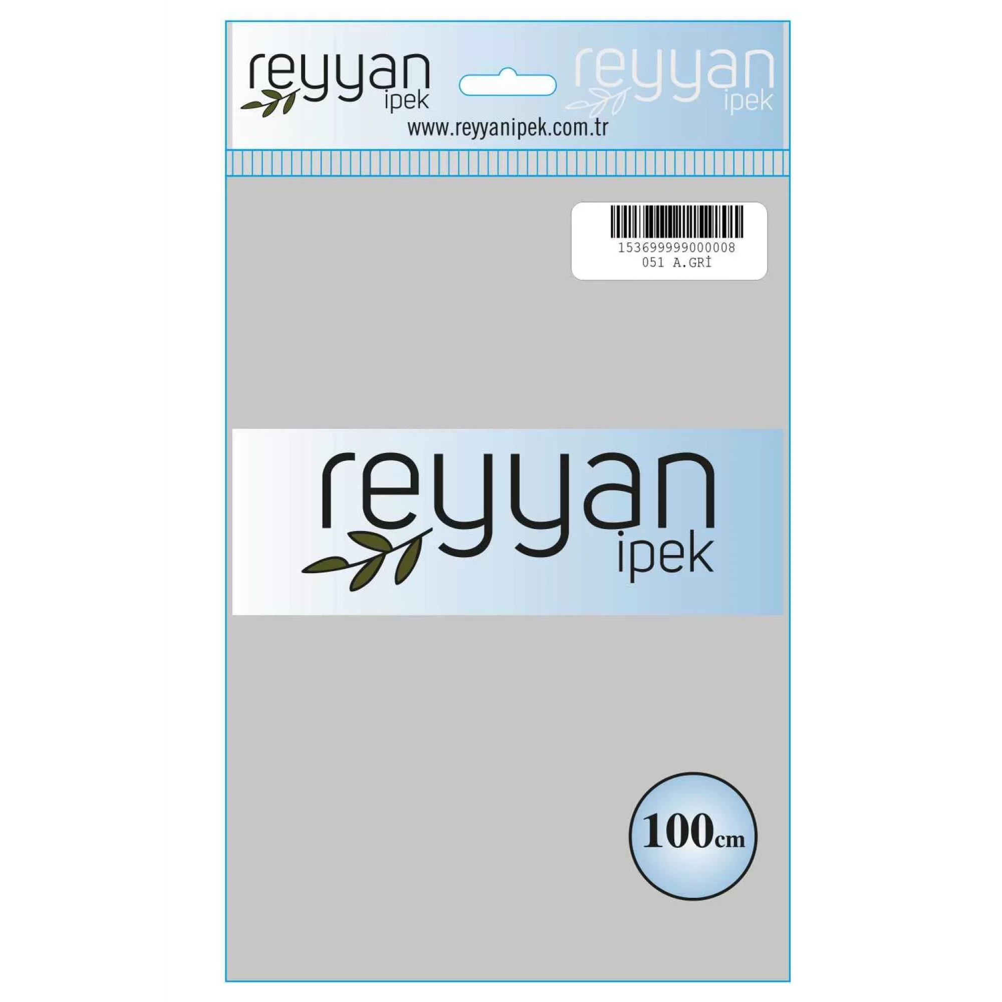Reyyan İpek Düz Renk Oyalık Yazma reyyan-051 (açık gri)