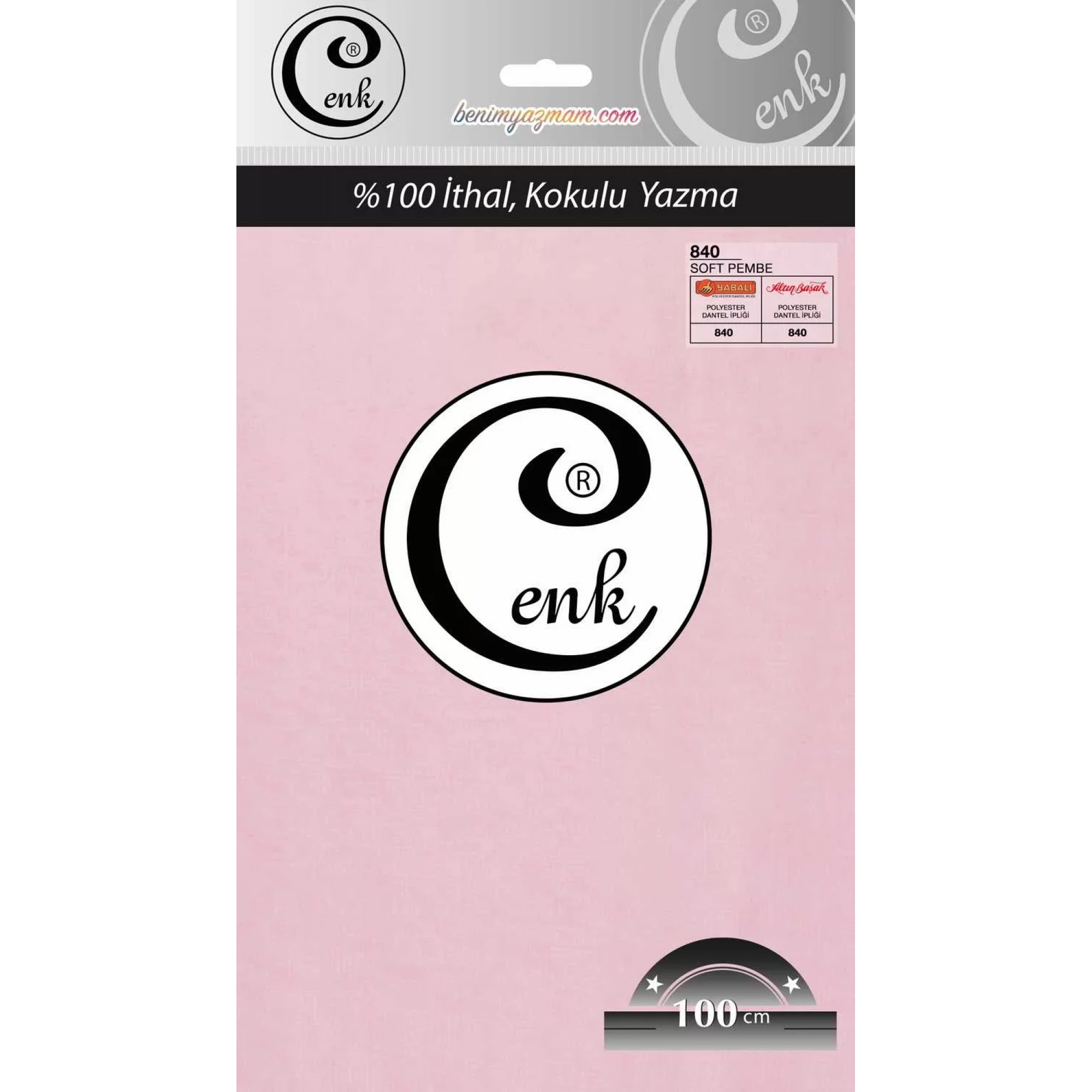 Cenk Düz Renk Oyalık Yazma (soft pembe) cenk-duz-840