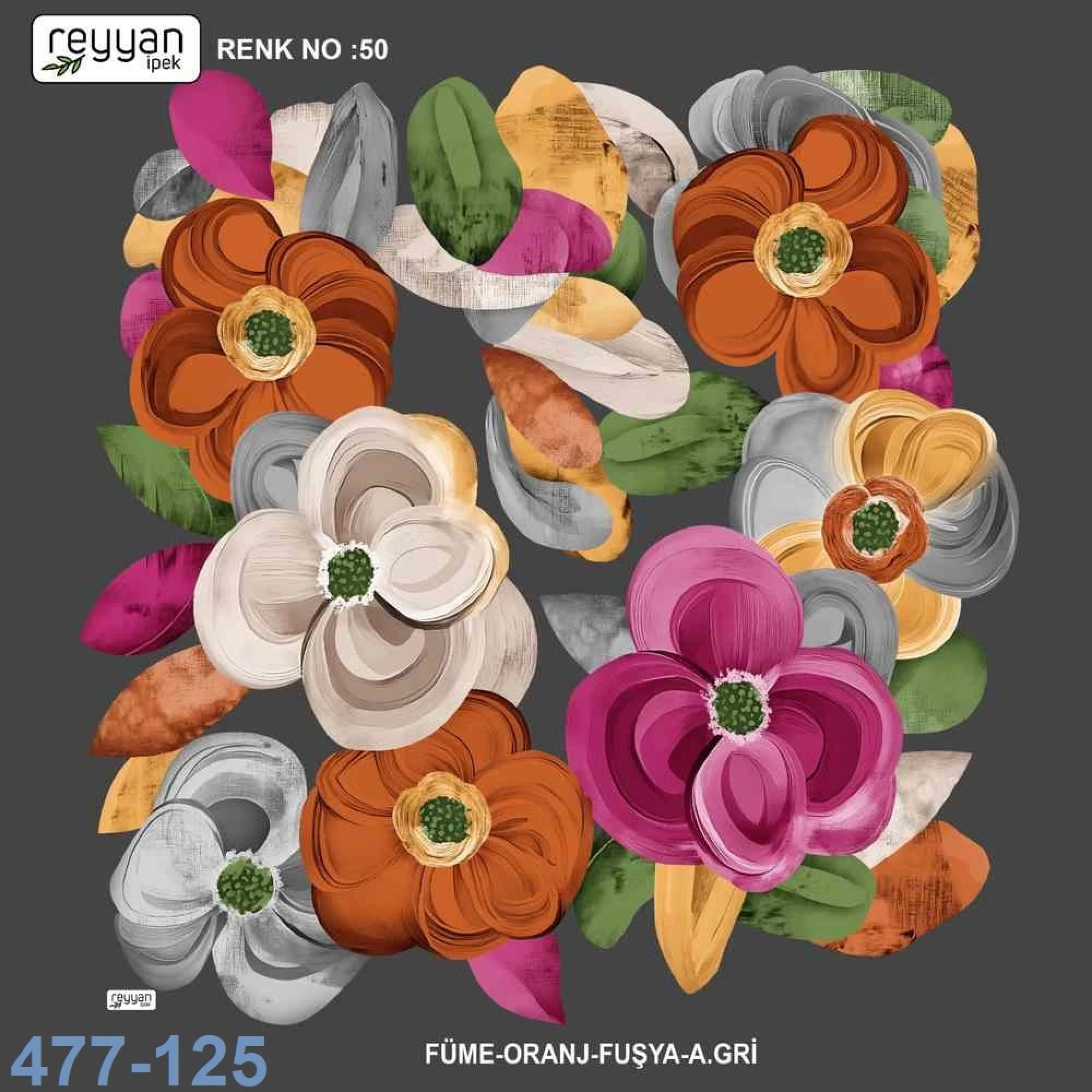 Reyyan İpek Desenli Oyalık Yazma 477-125