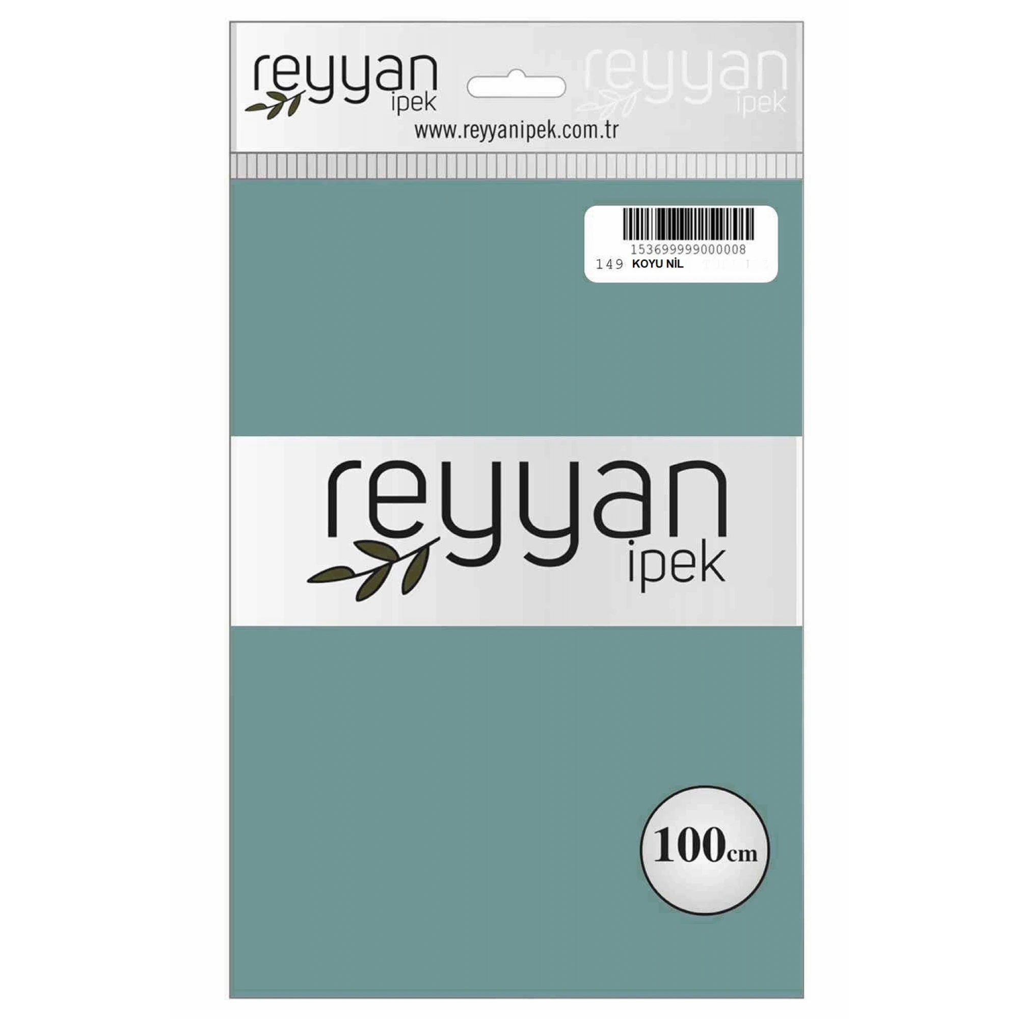 Reyyan İpek Düz Renk Oyalık Yazma reyyan-149 (koyu nil)