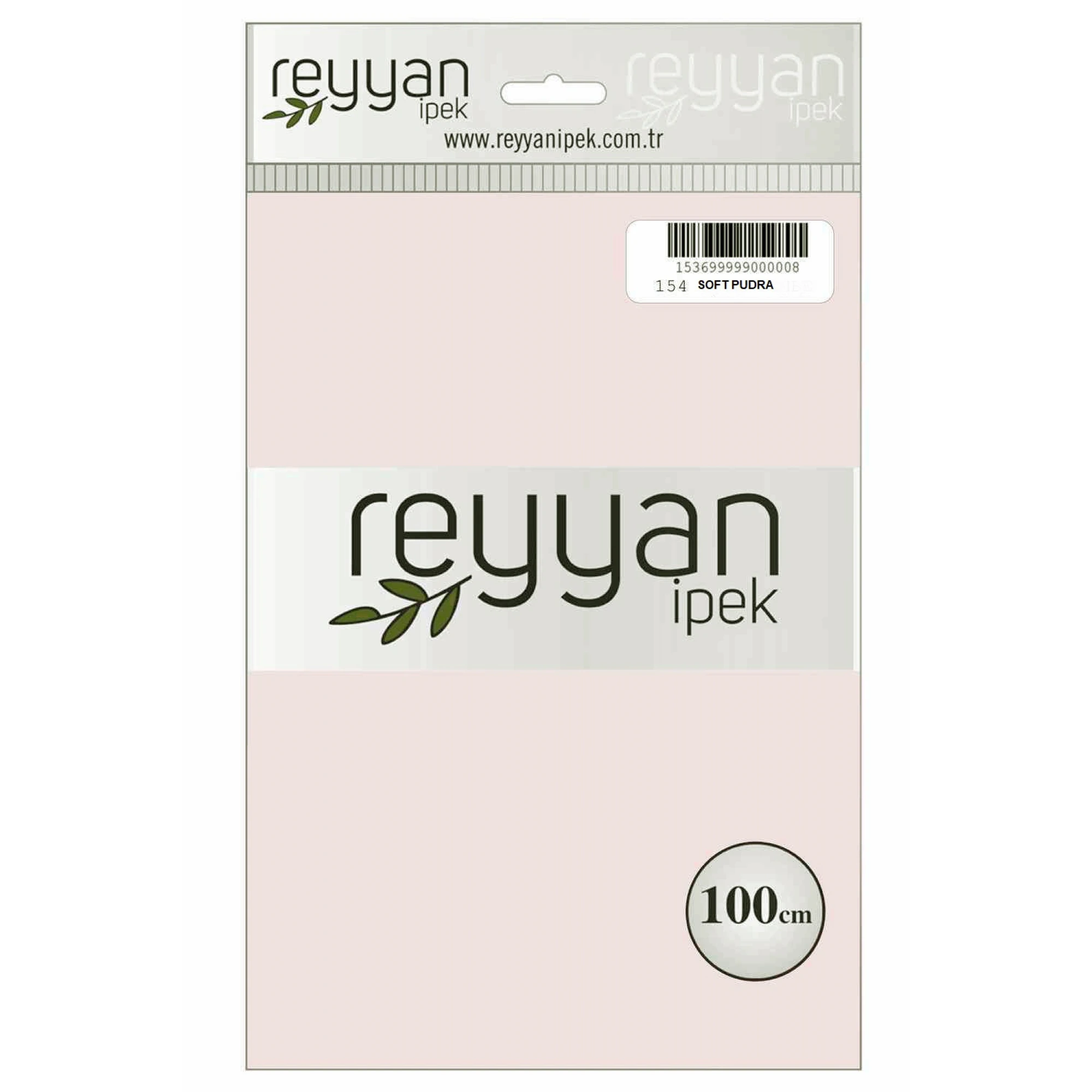 Reyyan İpek Düz Renk Oyalık Yazma reyyan-154 (soft pudra)