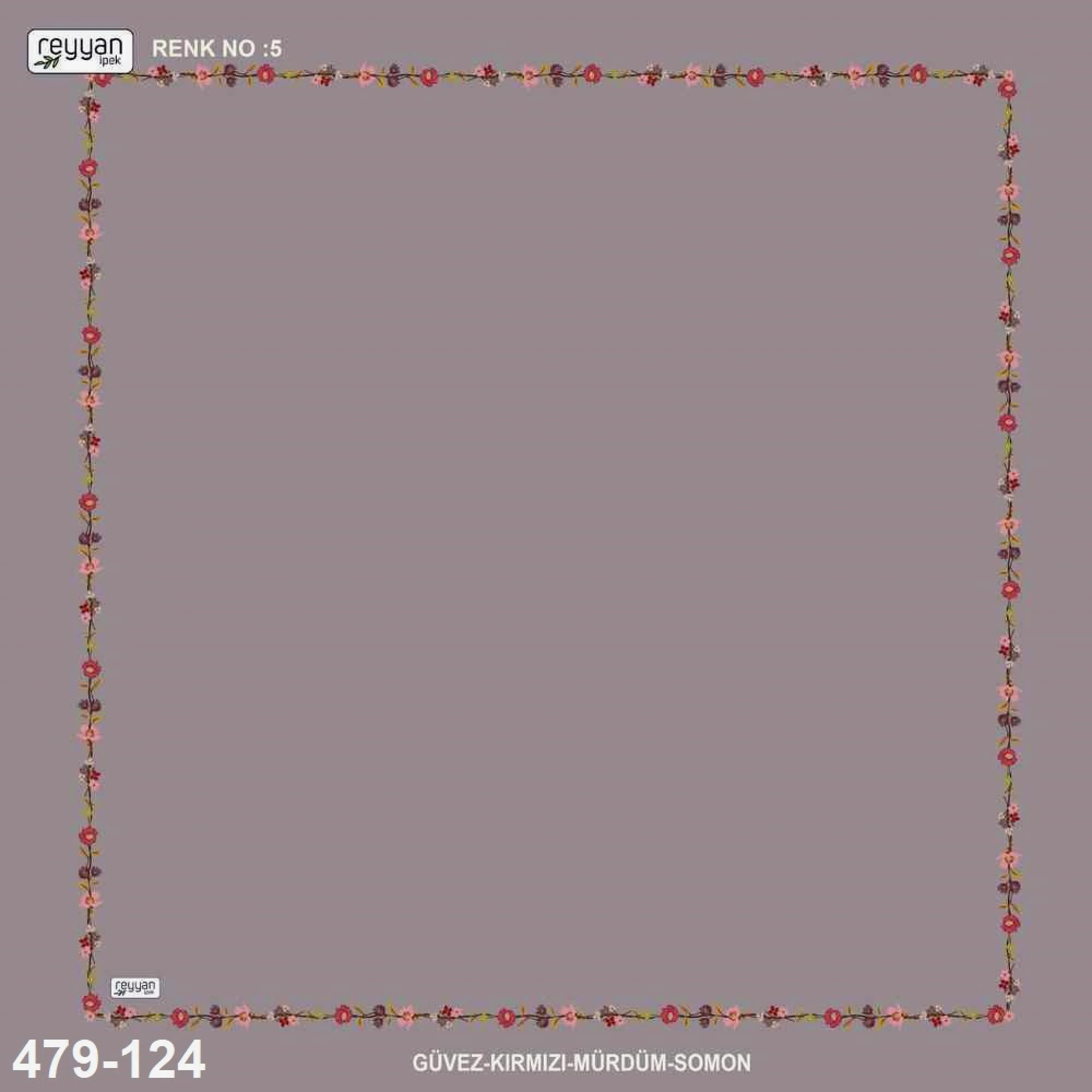 Reyyan İpek İçi Boş Desenli Oyalık Yazma 479-124