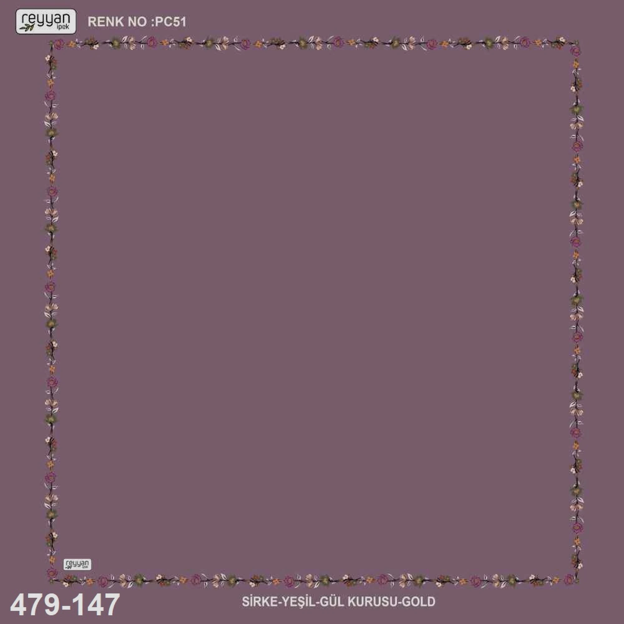 Reyyan İpek İçi Boş Desenli Oyalık Yazma 479-147