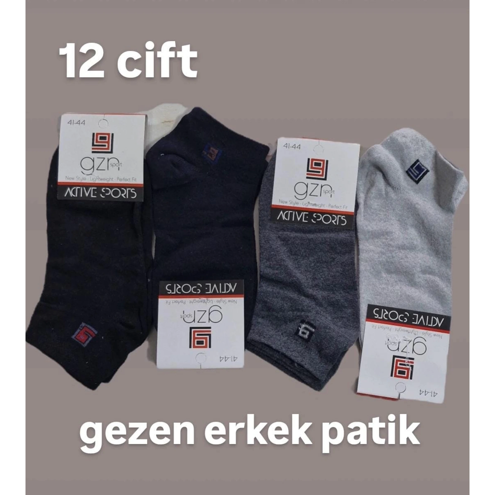 Aldano Gezen Patik Çorap 2 (12 çift Karışık)