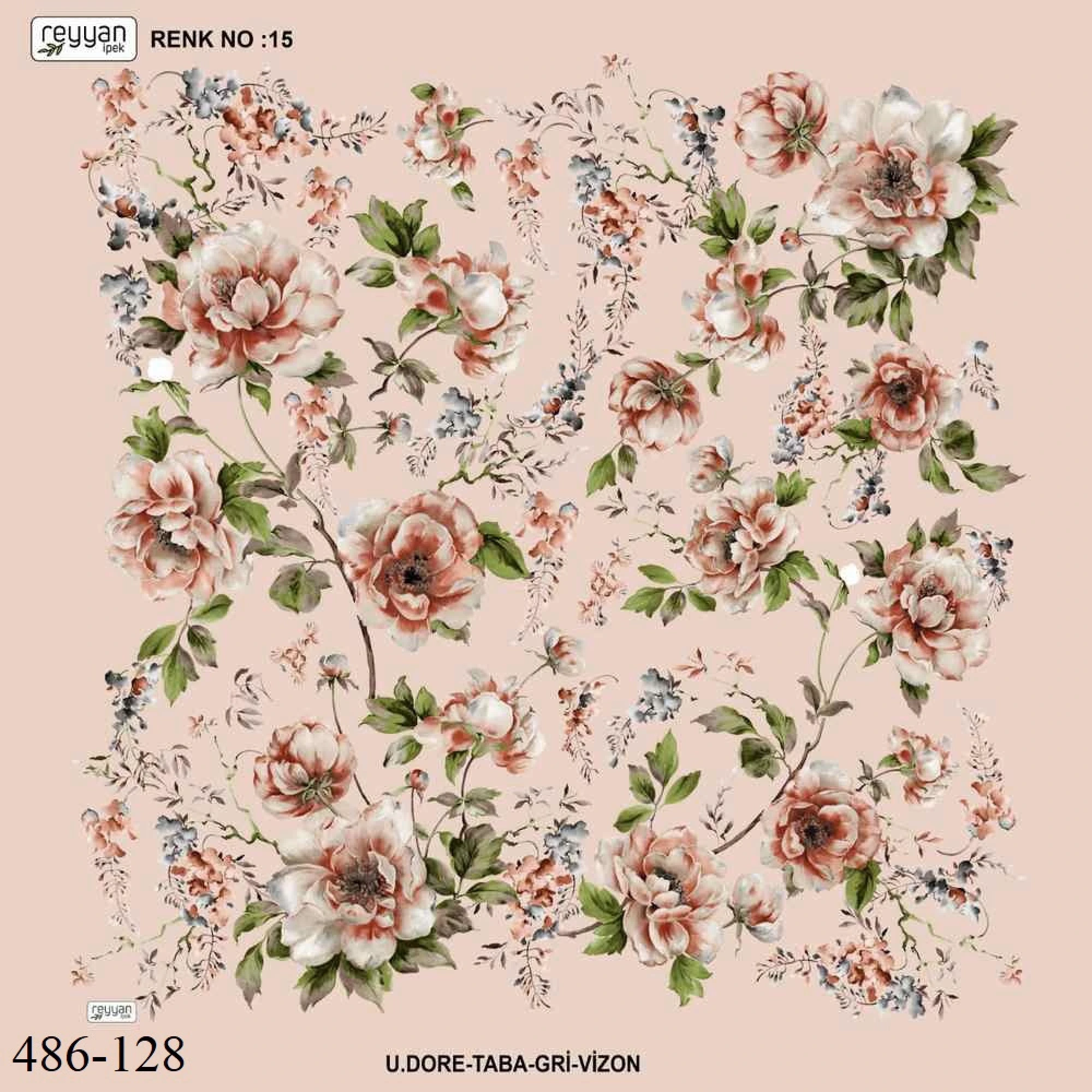 Reyyan İpek Desenli Oyalık Yazma 486-128