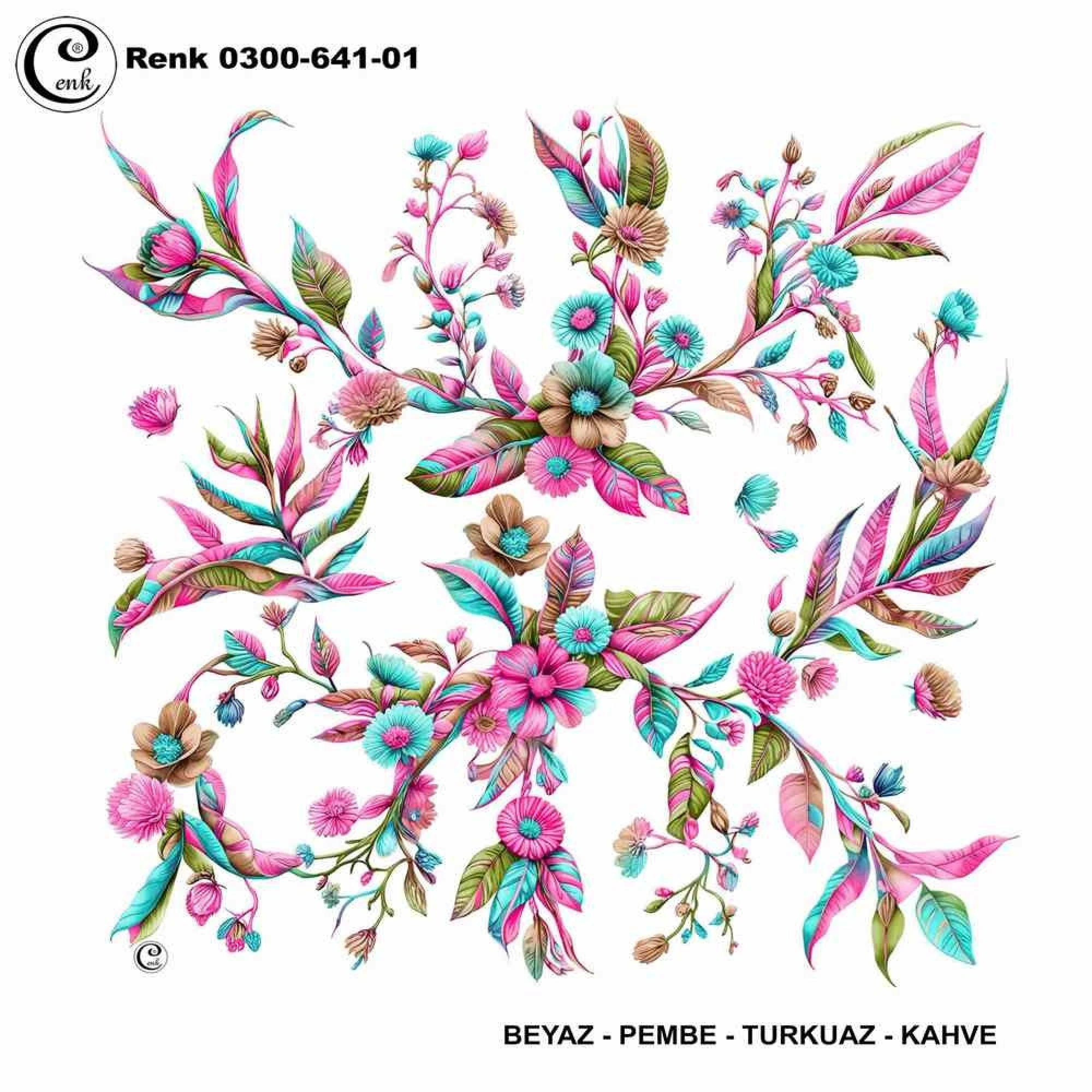 Cenk Desenli Oyalık Yazma 641-01