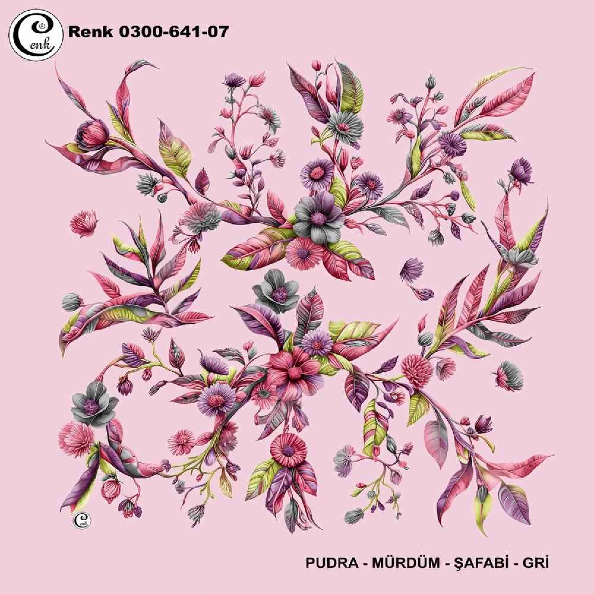 Cenk Desenli Oyalık Yazma 641-07