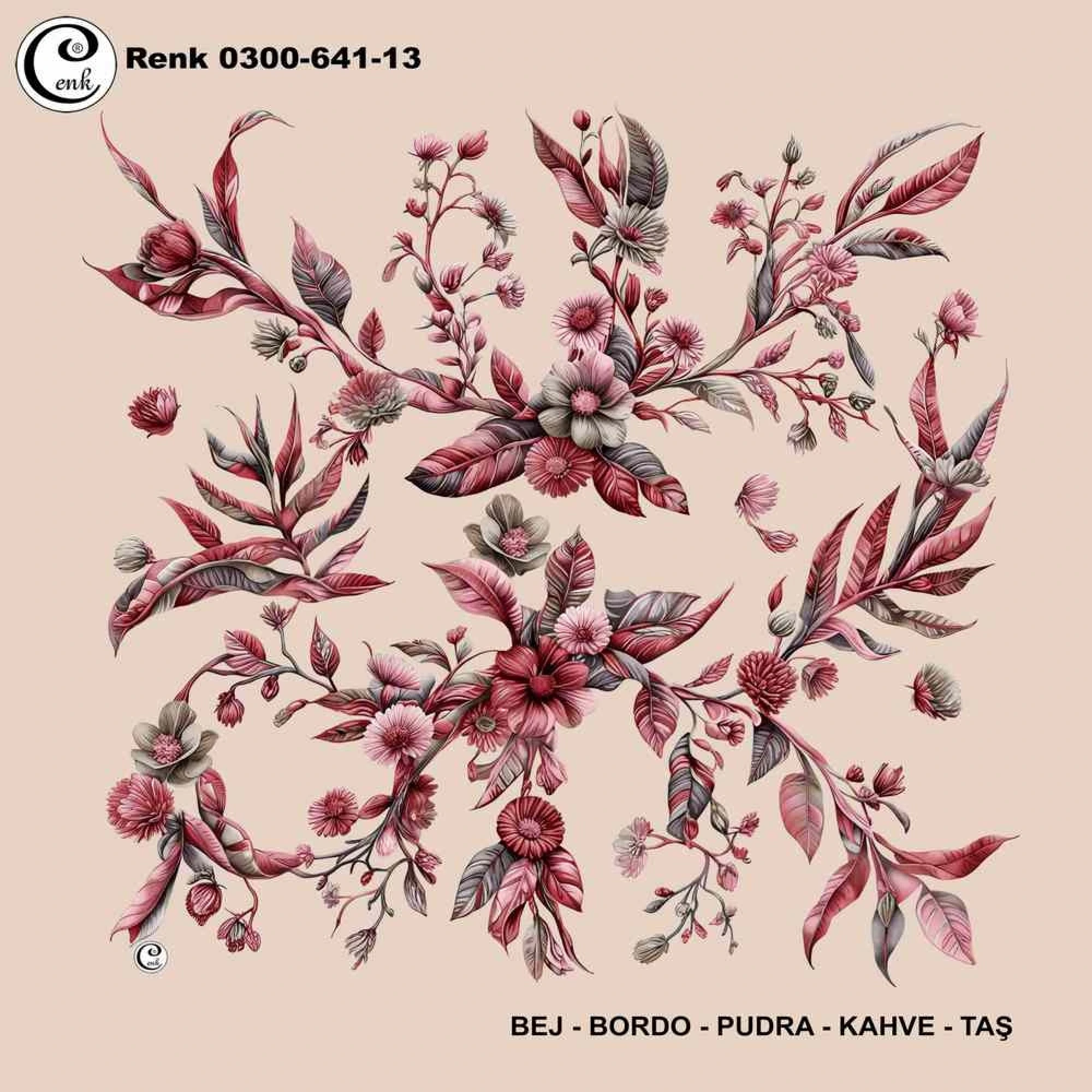 Cenk Desenli Oyalık Yazma 641-13