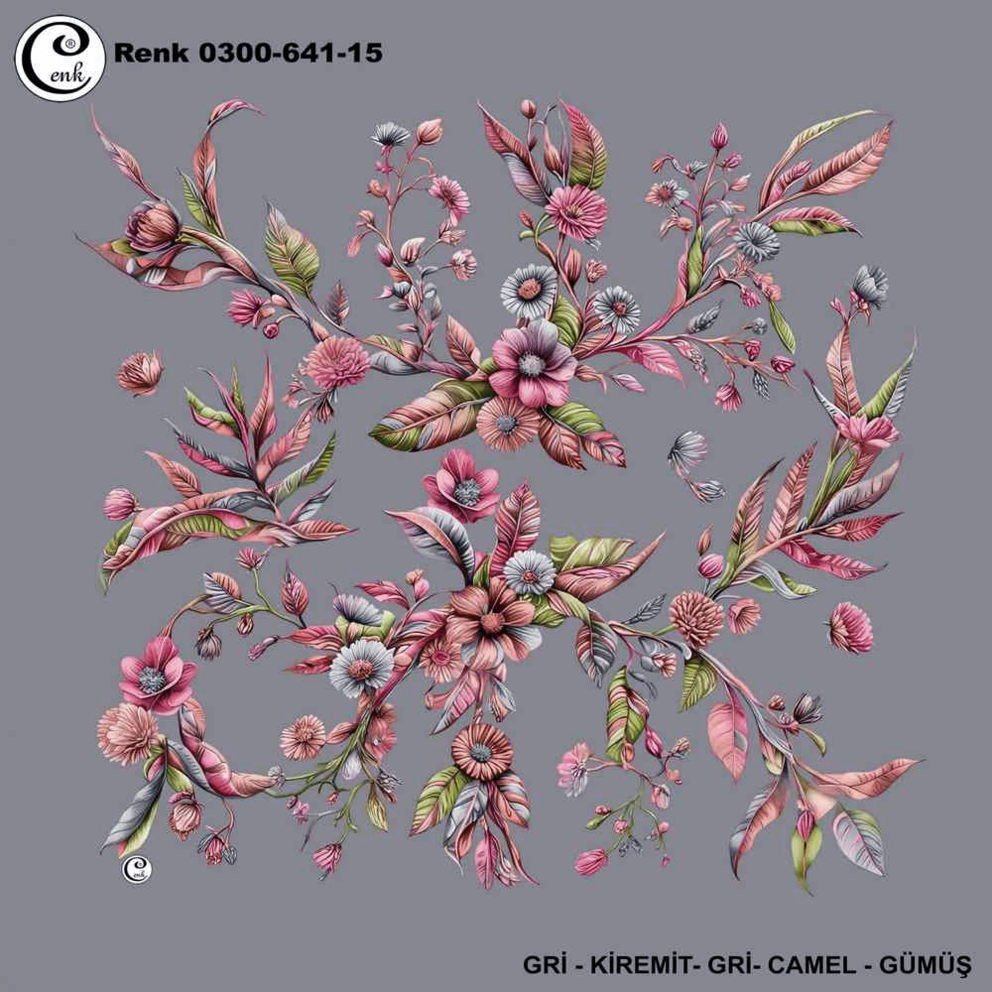 Cenk Desenli Oyalık Yazma 641-15