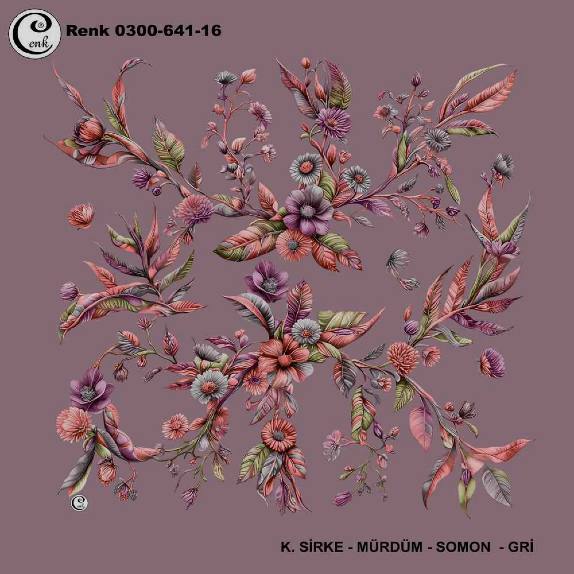 Cenk Desenli Oyalık Yazma 641-16