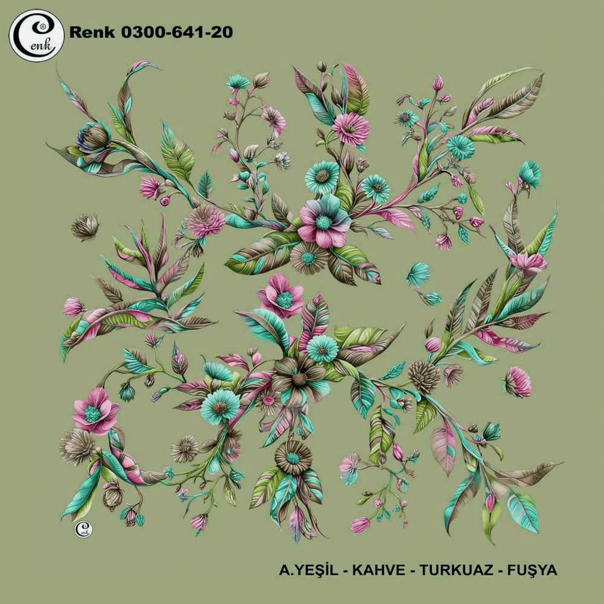 Cenk Desenli Oyalık Yazma 641-20